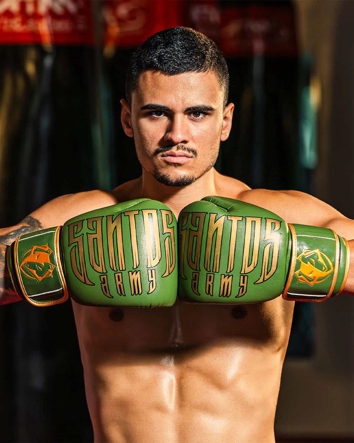 Santos Army Green Gloves