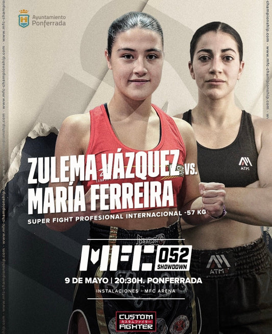 Maria Ferreira representa Curigym na Super Fight Professional Internacional em Ponferrada