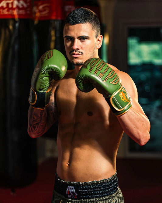 Santos Army Green Gloves